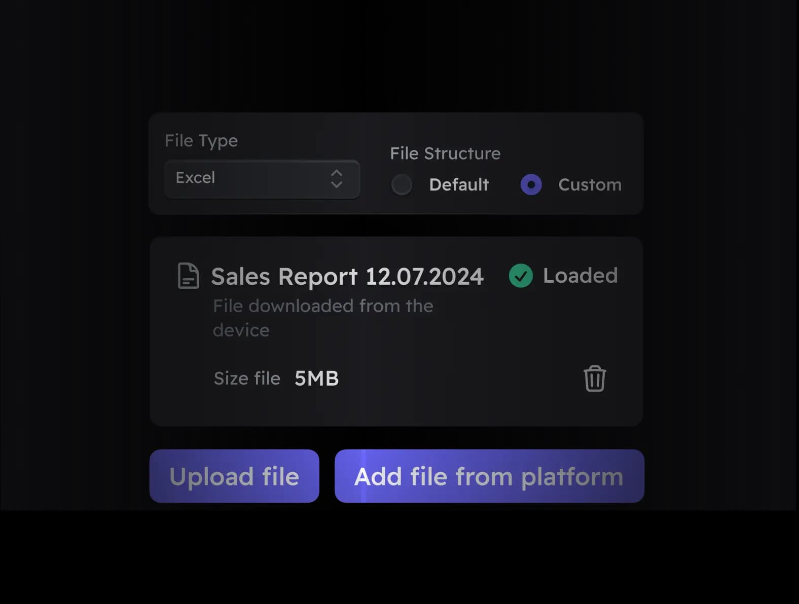 Overview - Customizable data-driven reports